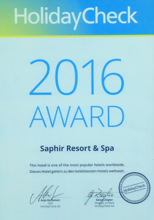 SAPHIR RESORT AND SPA HOTEL